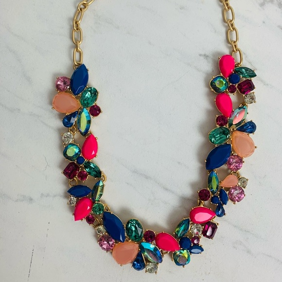 J. Crew Gemstone Multi-color Necklace
